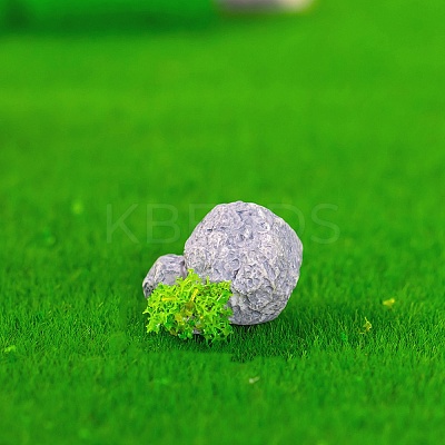 Resin Stone & Grass Display Decoration RESI-G070-03D-1