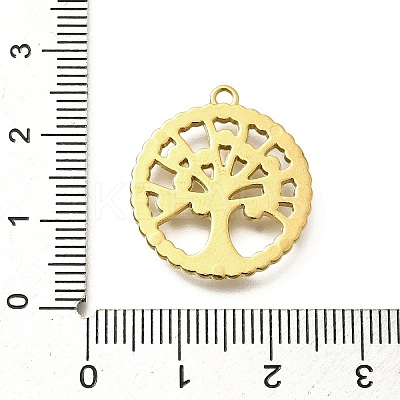 Flat Round with Tree STAS-C115-03G-1
