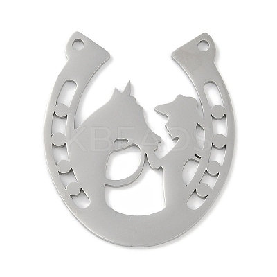 Non-Tarnish 304 Stainless Steel Pendants STAS-L279-025P-1