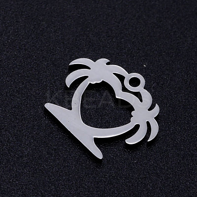 Tarnish Resistant 201 Stainless Steel Hollow Charms STAS-Q201-JN294-1-1
