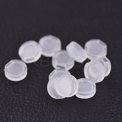 Comfort Plastic Pads for Clip on Earrings LS-X-KY-P007-A01-1