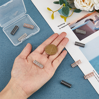 9Pcs 3 Colors Alloy Watch Band Adapter Connectors FIND-DC0004-29-1