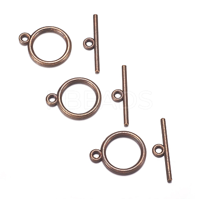 Tibetan Style Toggle Clasps LS-TIBEP-A12208-R-FF-1