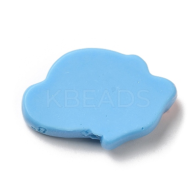 Opaque Resin Cabochons LS-RESI-K026-02E-1