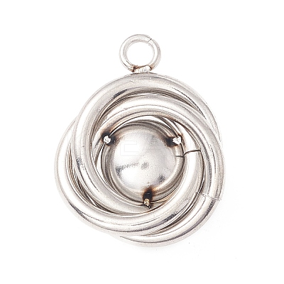 304 Stainless Steel Pendants LS-STAS-A059-02P-1