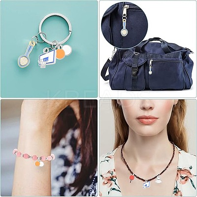 20Pcs Alloy Enamel Pendants FIND-FS0004-83-1