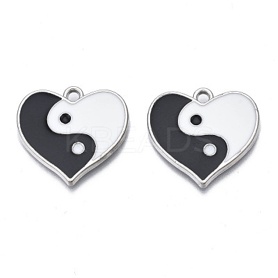 Alloy Enamel Pendants PALLOY-N160-028P-1