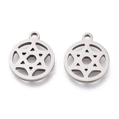 Non-Tarnish 201 Stainless Steel Charms STAS-A047-18P-1