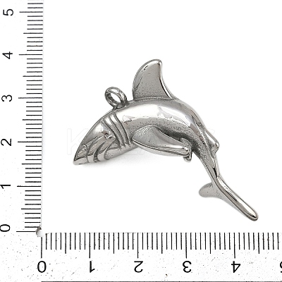 304 Stainless Steel Sea Animal Pendants LS-STAS-P402-05A-P-1