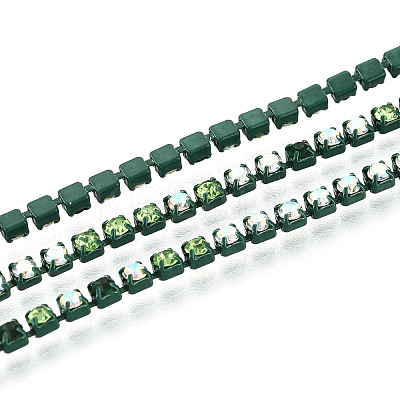 Iron Rhinestone Cup Chains CH-T007-02A-02-1