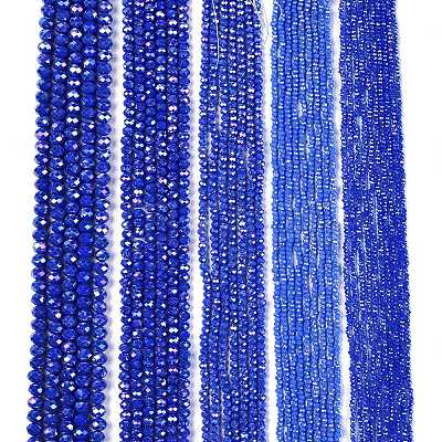 Electroplate Glass Beads Strands LS-EGLA-A044-P4mm-B32-1