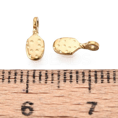 304 Stainless Steel Teardrop Charms STAS-T072-38G-1
