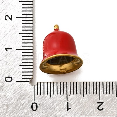 304 Stainless Steel Enamel Charms STAS-D310-04G-01-1