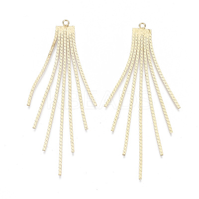 Brass Chain Tassel Big Pendants X1-KK-N231-110G-NF-1