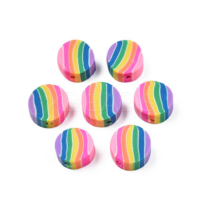 Handmade Polymer Clay Beads CLAY-Q252-02-1