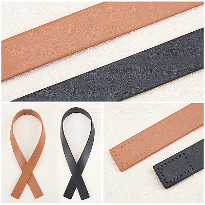 4Pcs 2 Colors PU Leather Bag Strap FIND-WR0001-47-1
