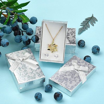 Rectangle Cardboard Jewelry Set Boxes CBOX-S013-02-1