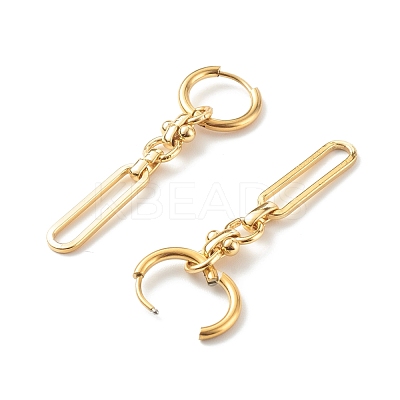 304 Stainless Steel Huggie Hoop Earrings EJEW-JE04550-01-1