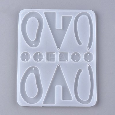 Geometry Pendant & Links Silicone Molds DIY-K031-04-1