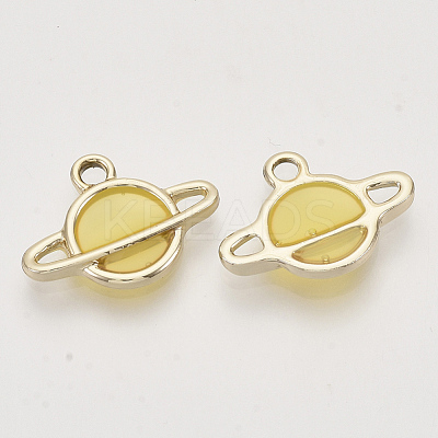 Epoxy Resin Pendants RESI-S386-002C-1