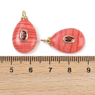 Synthetic Rhodochrosite Pendants X-KK-B157-42D-05-1