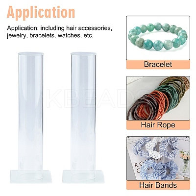 Organic Glass Bracelet Displays BDIS-E004-8C-1
