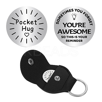 2Pcs 2 Style PU Leather Guitar Clip AJEW-CN0001-21-012-1