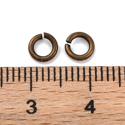 Brass Saw Cut Open Jump Rings KK-G514-01H-AB-1