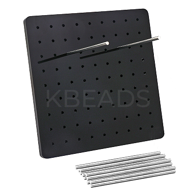 1Pc Square Acrylic Crochet Blocking Board FIND-CA0006-58-1