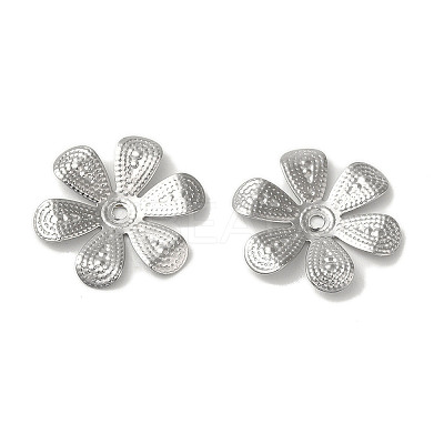 Non-Tarnish 304 Stainless Steel Bead Caps STAS-P363-05P-1