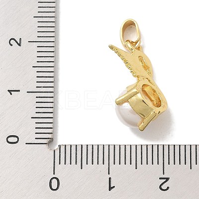 Rack Plating Brass Pendants KK-K293-24H-G-1