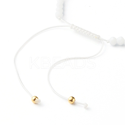 Adjustable Nylon Thread Braided Bead Bracelets BJEW-JB06440-01-1