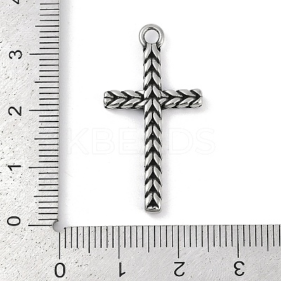 316 Surgical Stainless Steel Pendants STAS-G349-21AS-1