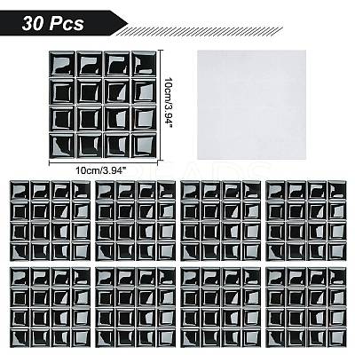 Square PVC 3D Self Adhesive Mosaic Pattern Stickers DIY-WH0260-84C-1