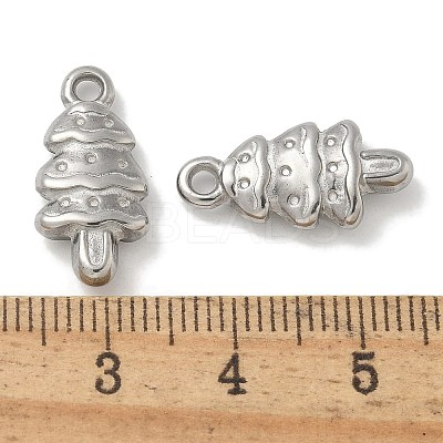 Anti-Tarnish 304 Stainless Steel Pendants STAS-Q334-10P-1