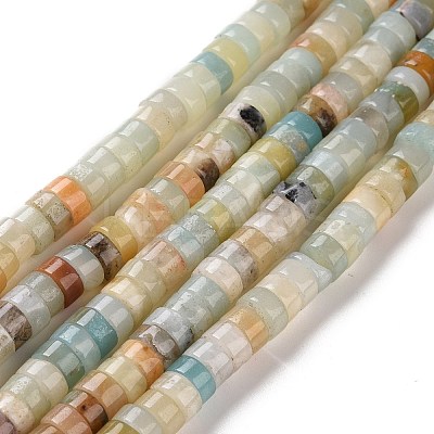 Natural Flower Amazonite Beads Strands G-D481-06-1