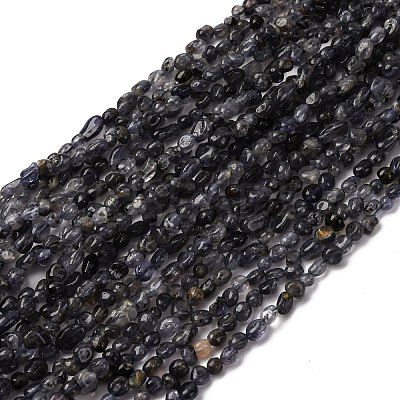 Natural Iolite/Cordierite/Dichroite Beads Strands G-I389-A34-01A-1