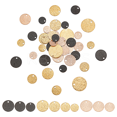 40Pcs 10 Style PVD Vacuum Plating 304 Stainless Steel Charms STAS-CA0001-20-1