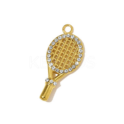 304 Stainless Steel Rhinestone Pendants STAS-OY009-97G-1