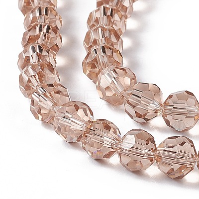 Glass Beads Strands EGLA-J042-8mm-21-1