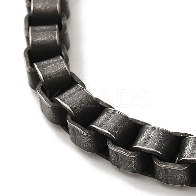 316 Surgical Stainless Steel Box Chain Bracelets BJEW-Q349-07B-1