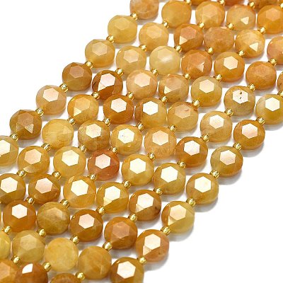 Natural Topaz Jade Beads Strands G-C116-A121-01-1