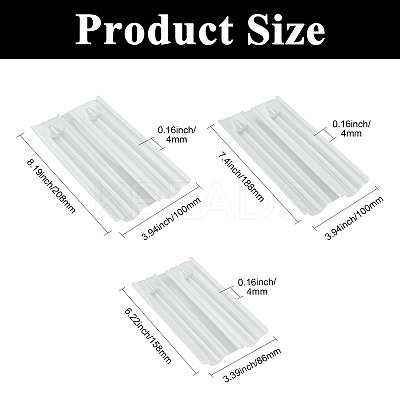 3Pcs 3 Styles Smooth Regular Large ST-CJ0043-035-1