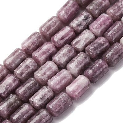 Natural Lepidolite Beads Strands G-F808-B01-01-1