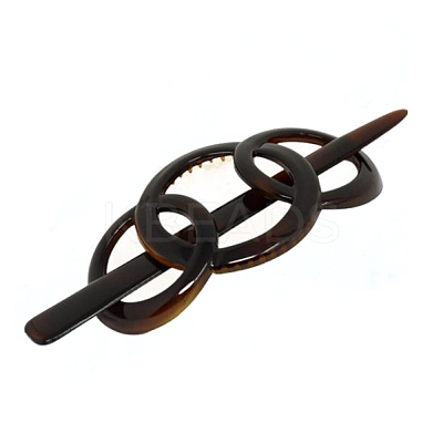 Cellulose Acetate(Resin) Hair Forks OHAR-WH0011-51B-1