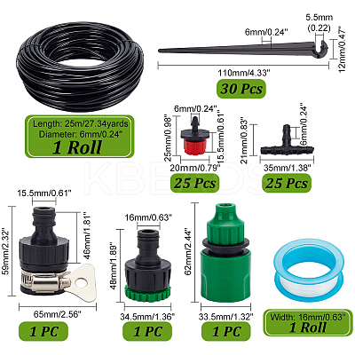 PVC Automatic Water Drippers Irrigation Devices for Indoor and Outdoor Plants AJEW-WH0348-132C-1