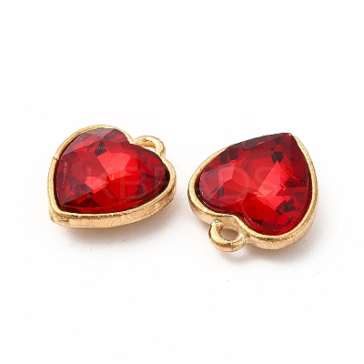 Faceted Glass Rhinestone Pendants GLAA-I051-B16-1