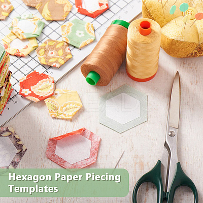 200Pcs 2 Style Paper Quilting Templates DIY-DC0002-71-1
