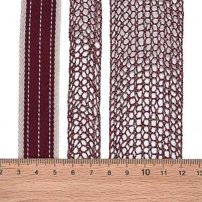 9 Yards 3 Styles Polyester Ribbon SRIB-A014-A08-1