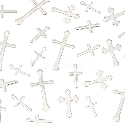 25Pcs 5 Styles Brass Pendants KK-FS0001-51S-1